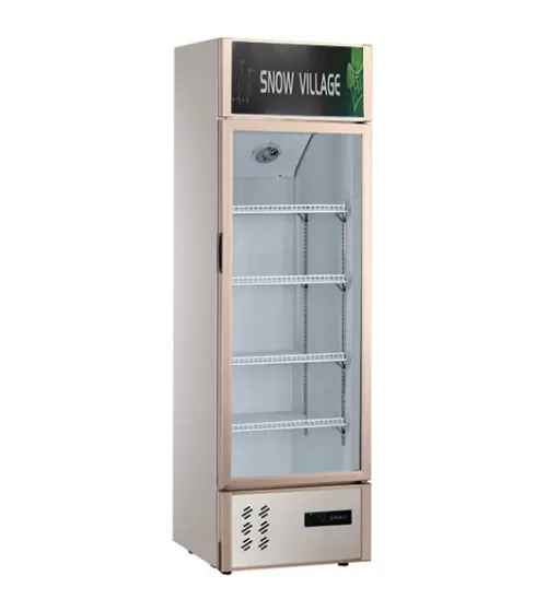 Single Glass Door Display Fridge – Snow Village LC-298B (298L)