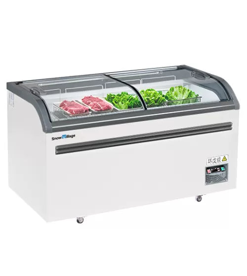 Dual Temperature Supermarket Island Freezer – Snow Village SD/SC-518 (518L)