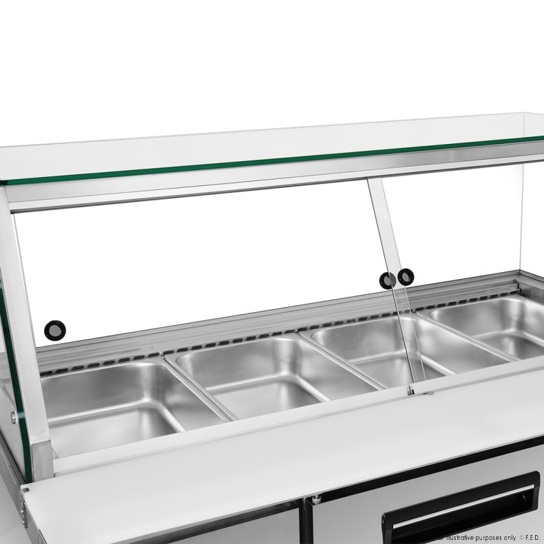 Thermaster Cold Salad & Noodle Bar 4x1/1 GN Pans PG150FA-XG