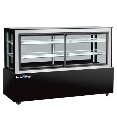 Double Side Glass Door Chilled Food Display – Snow Village DG-1200FZK (400L)