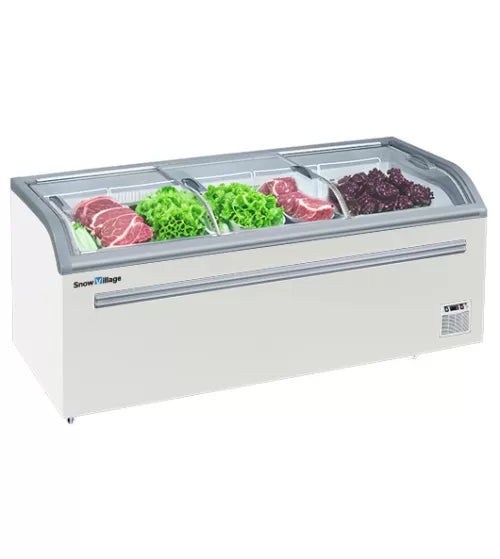 Dual Temperature Supermarket Island Freezer – Snow Village SD/SC-718 (718L)