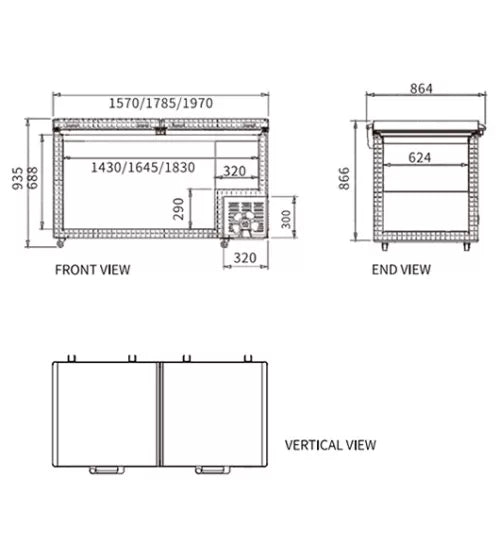 Chest Freezer – Snow Village BD/BC-558 (558L)