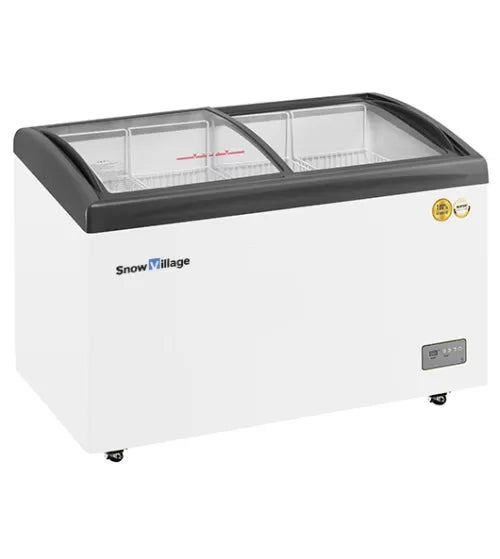 Two Sliding Glass Lids Dual Temperature Chest Freezer – Snow Village SD/SC-258YH (258L)