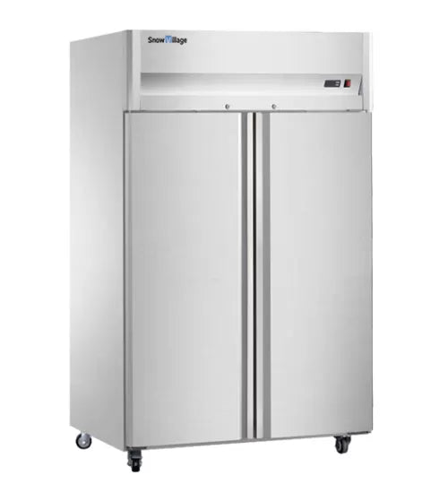 Stainless Steel Double Door Tray Freezer – Snow Village CFD-40D2F-K (900L)