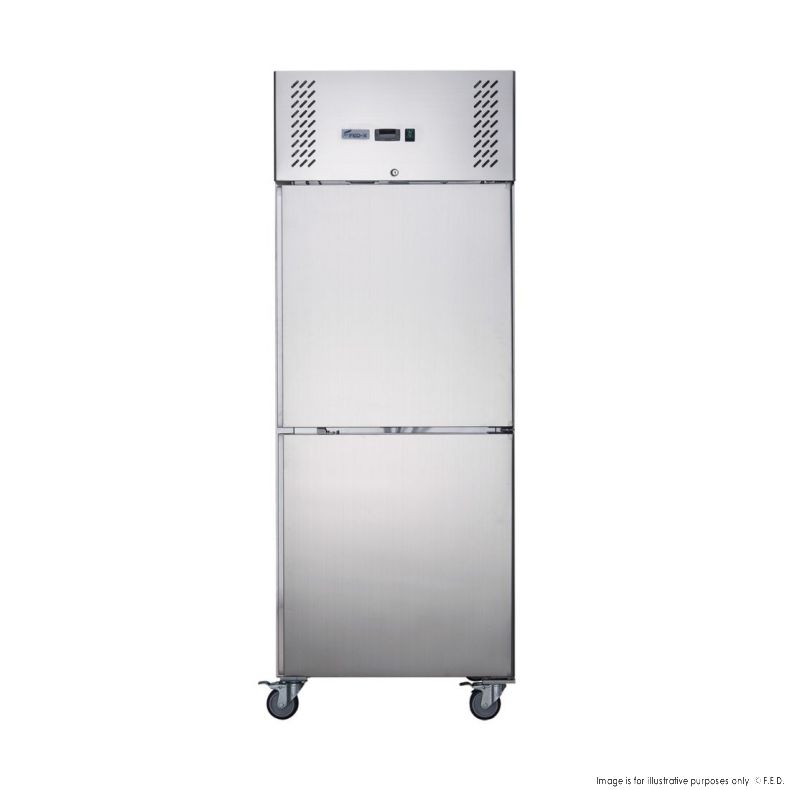 FED-X S/S Split Two-Door Upright Freezer - XURF650S1V