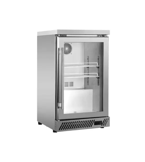 Under Bench Stainless Steel Single Door Bar Cooler – Snow Village BT-500FS/F (96L)