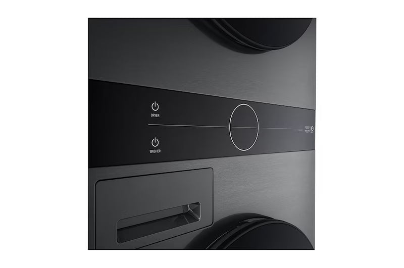 LG 12kg WashTower™ All-In-One Stacked Washer & Dryer Black Steel WWT-1209B