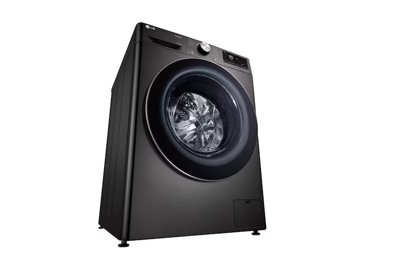 LG 12kg/8kg Series 9 Front Load Washer Dryer Combo (Black Steel) WVC9-1412B