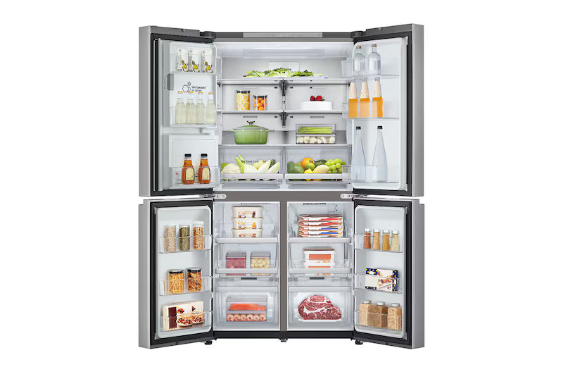 LG 637L French Door Plumbed Fridge with Ice and Water Stainless Steel GF-L700PL
