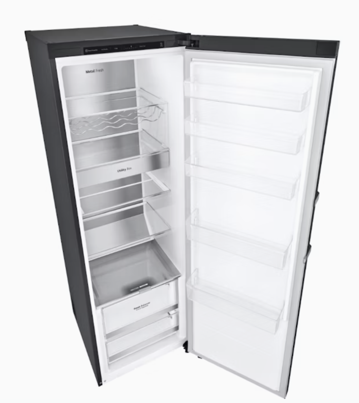 LG 386L Pigeon Pair Single Door Fridge (Matte Black)