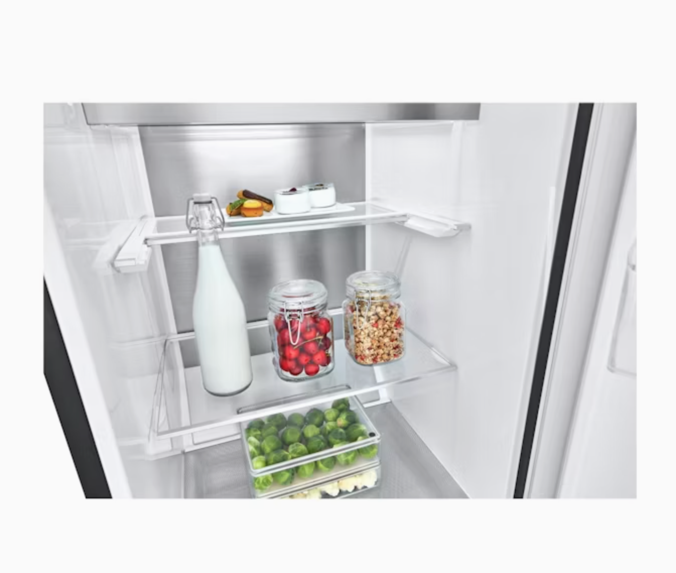 LG 386L Pigeon Pair Single Door Fridge (Matte Black)