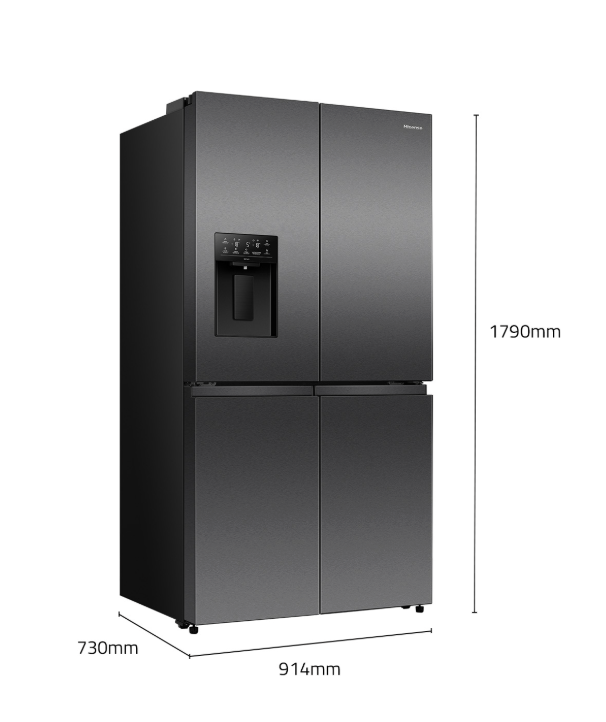 Hisense HRCD640TBW 640L PRUFLEX French Door Fridge Dual Ice & Water ConnectLife WiFi