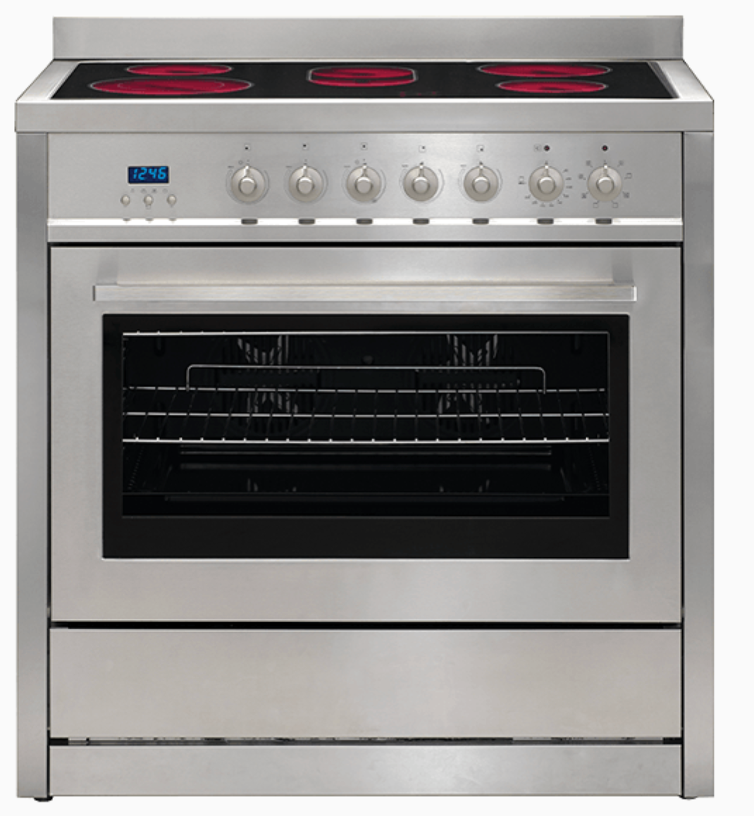 Euromaid FC9PS 90cm Ceramic Freestanding Cooker Stainless Steel | 106L Oven | Brand New | 2 Years Warranty