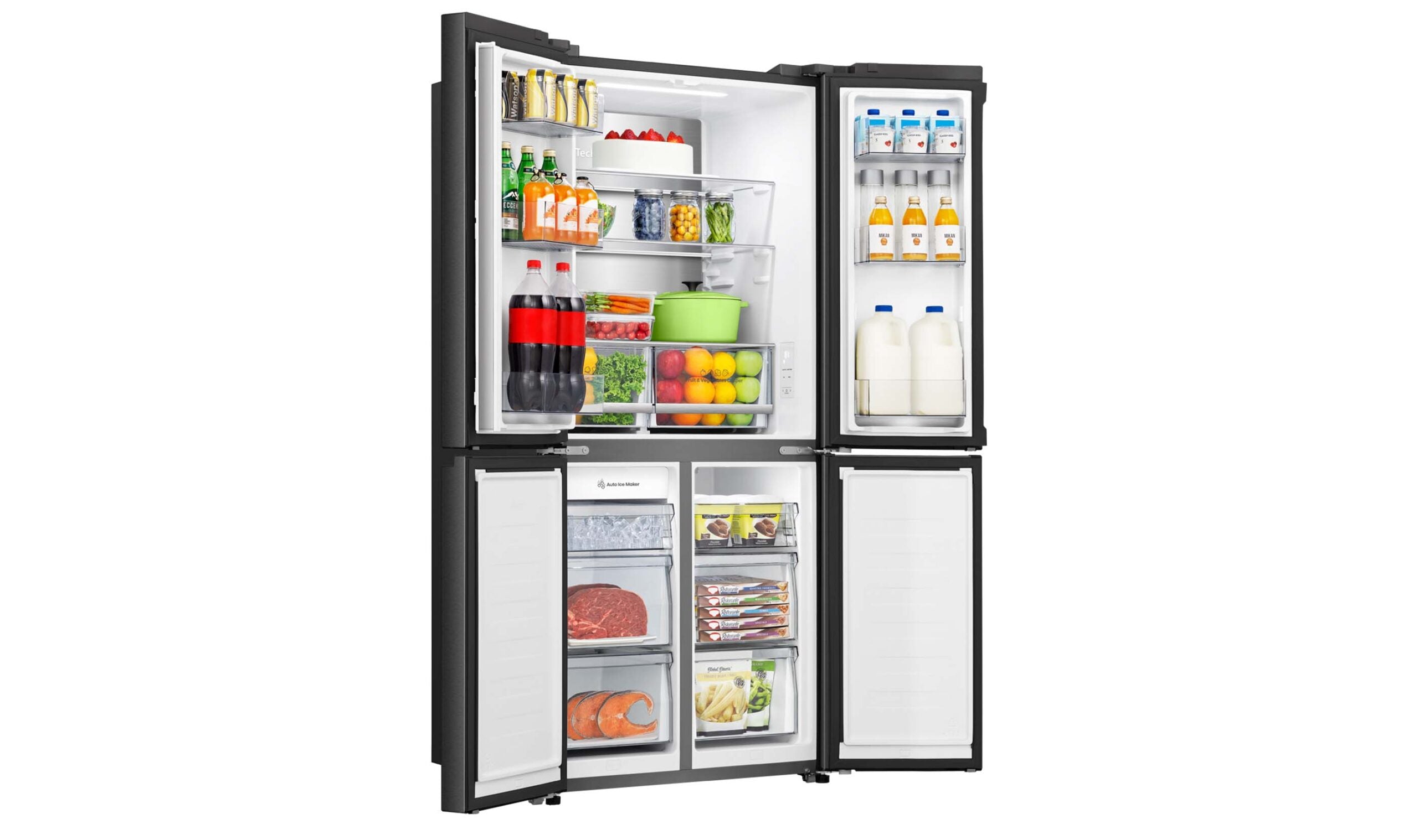 Hisense 483L French Door Fridge with Water Dispenser – Black HRCD483TBW