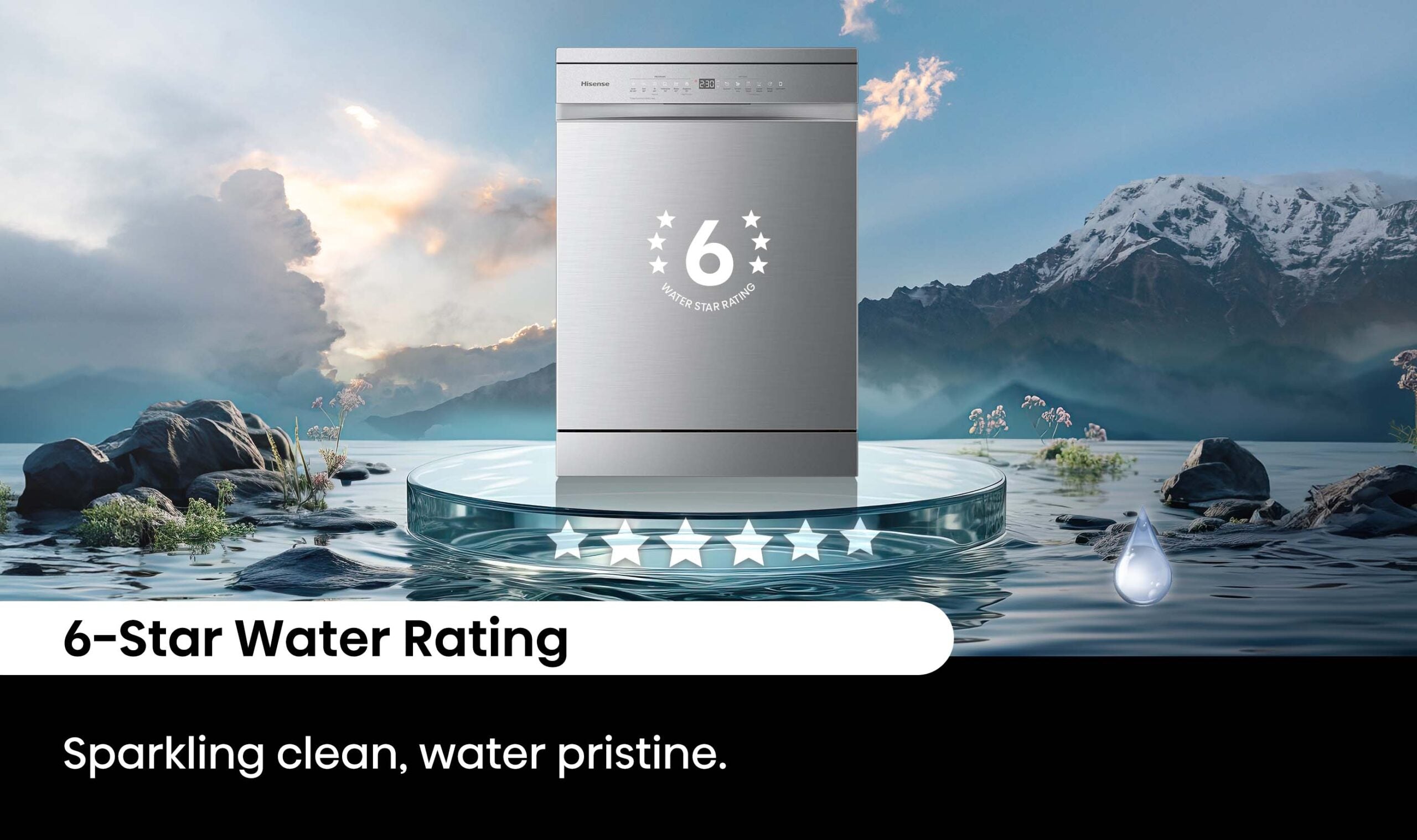Hisense HSAA16FS 16-Place Setting Freestanding Dishwasher (Stainless Steel)