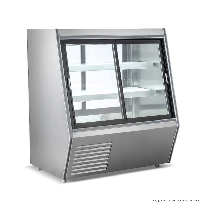 Bonvue Dual-Access Refrigerated Deli, Meat and Seafood Display Case - AMS-12DD