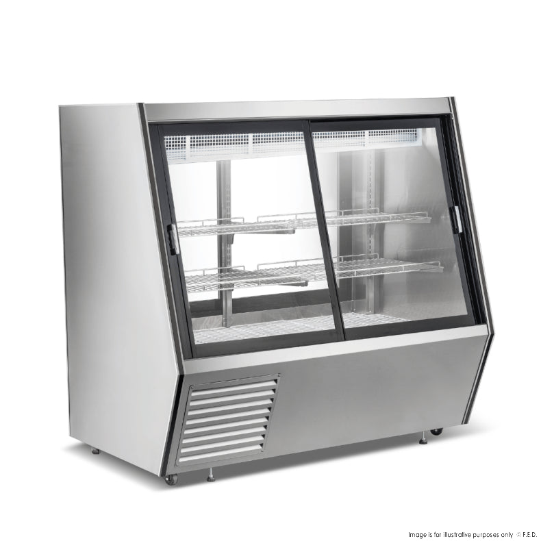 Bonvue Dual-Access Refrigerated Deli, Meat and Seafood Display Case - AMS-15DD