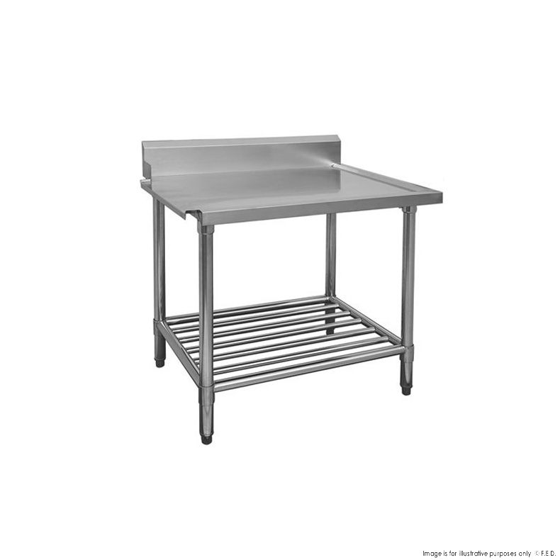 WBBD7-1200L/A All Stainless Steel Dishwasher Bench Left Outlet