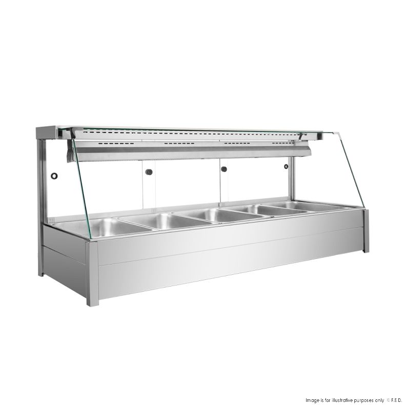 Bonvue Angled Countertop Wet and Dry Bain Marie BM17TC
