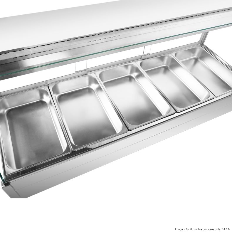 Bonvue Square Countertop Wet and Dry Bain Marie - BM17SC