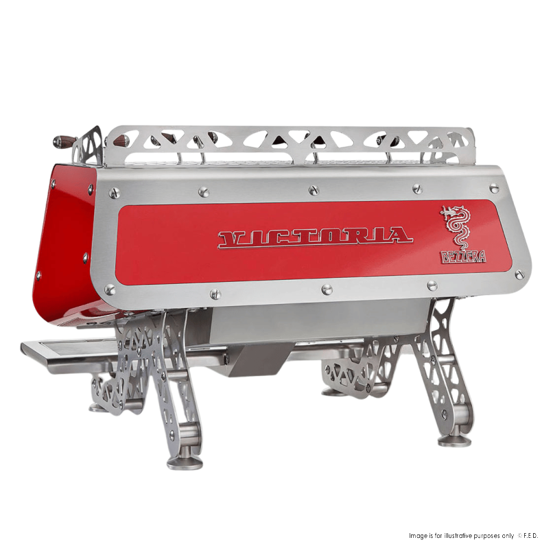Bezzera VICTORIA Red 2-Group Professional Espresso Machine - BZVICTORIA2R