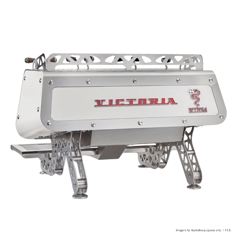 Bezzera VICTORIA White 2-Group Professional Espresso Machine - BZVICTORIA2W