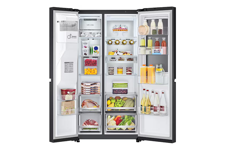 635L Side by Side Fridge with InstaView (GS-V600MBLC)