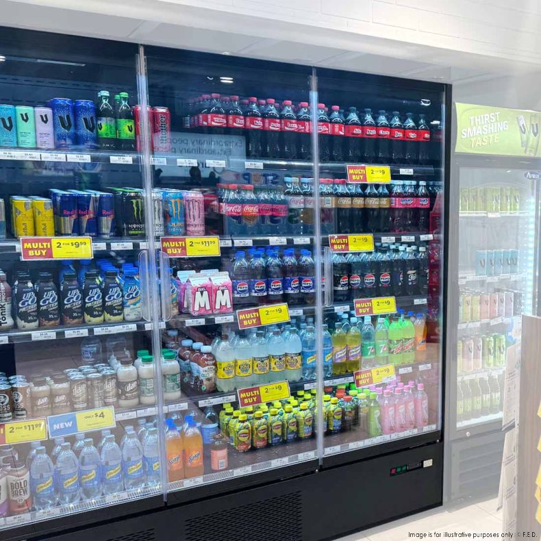 Thermaster Supermarket Panorama 3 Door Chiller Display - DC-187B
