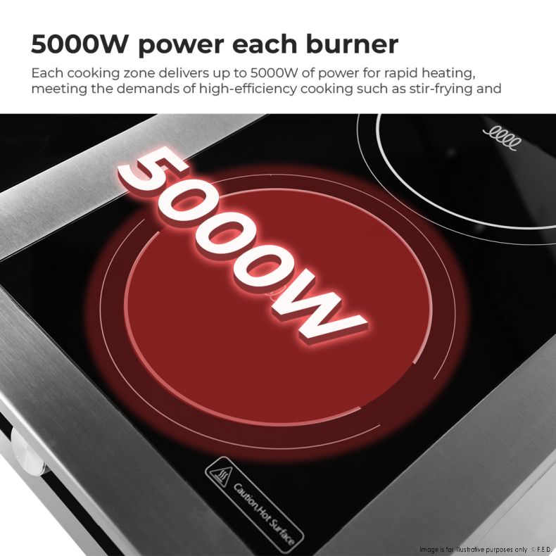 Electmax 700 Series Induction 6-Burner Cooker with Splashback EIC7-1200P