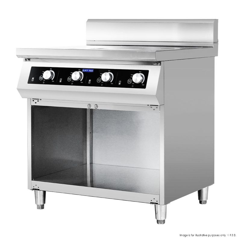 Electmax 700 Series Induction 4-Burner Cooker with Splashback EIC7-800P