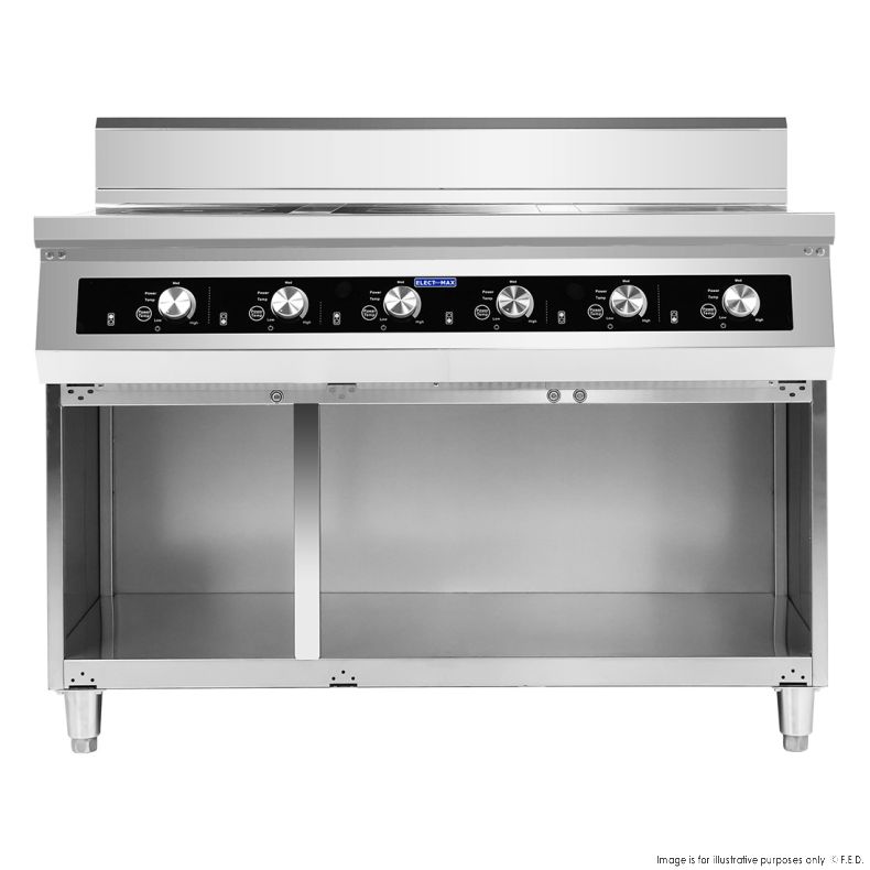 Electmax 700 Series Induction 6-Burner Cooker with Splashback EIC7-1200P