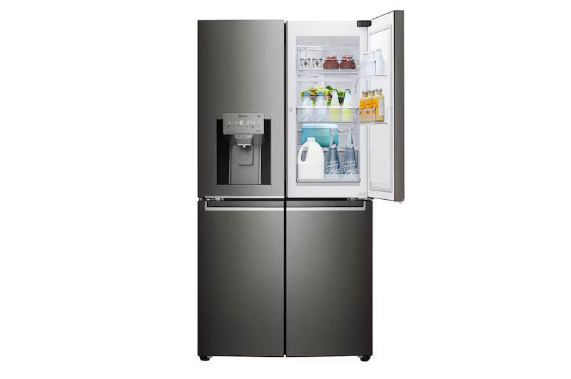 708L French Door Fridge, with Door-in-Door, in Black Stainless Steel (GF-D708BSL)