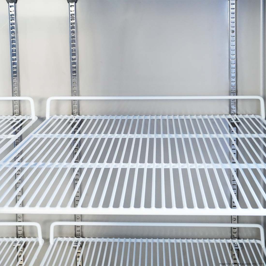 Thermaster Double Door Upright Display Fridge - SUCG1000