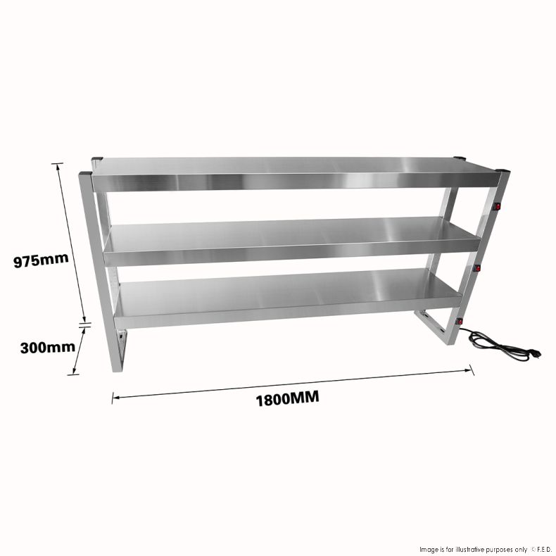 Benchstar Commercial Food Warmer with 15 Lamps – FW15L-183