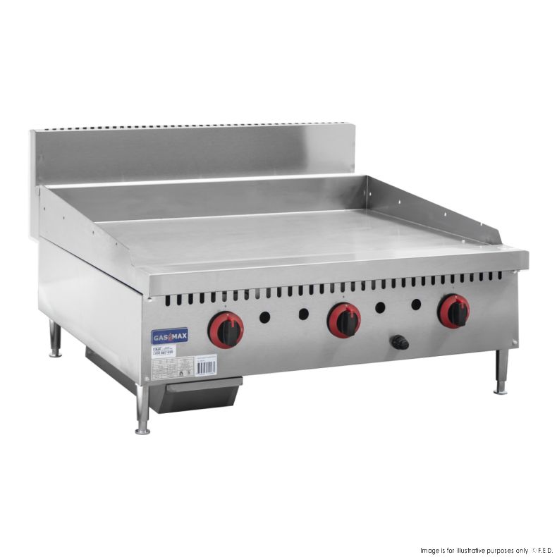 Gasmax Three burner NG Griddle Top - GG-36