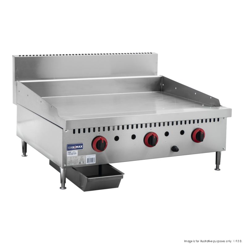 Gasmax Three burner NG Griddle Top - GG-36