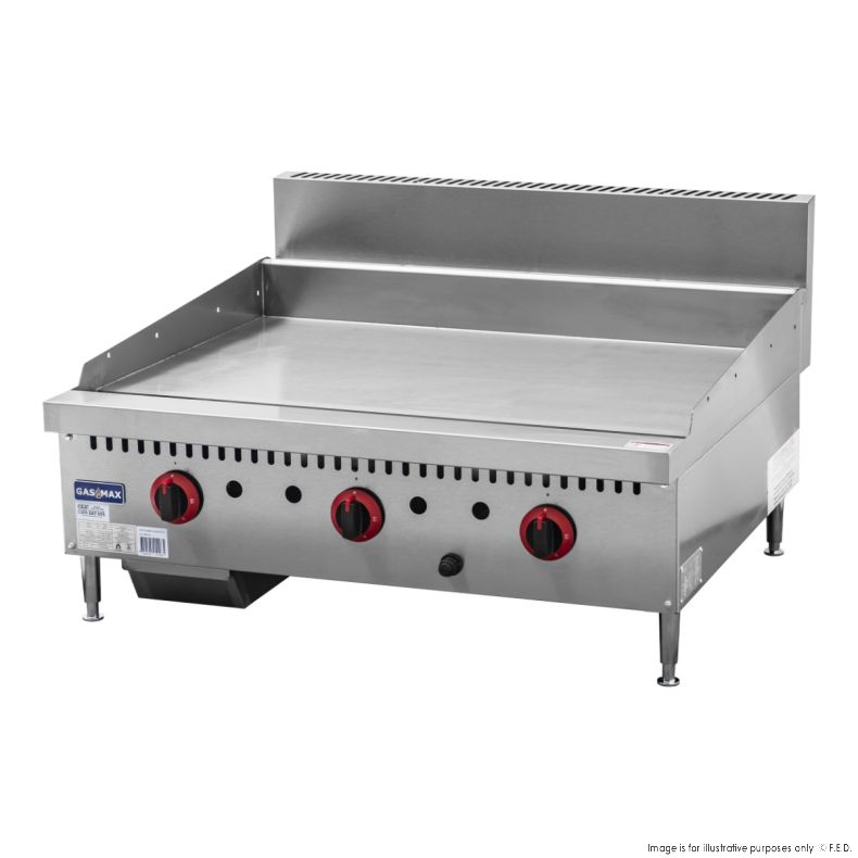 Gasmax Three burner NG Griddle Top - GG-36