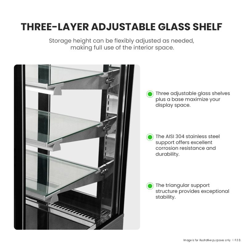 Bonvue Heated Display Cabinet - H-SF830V