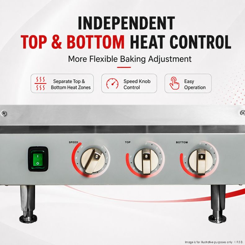 Bakermax Electric Conveyor Pizza Ovens - HX-14EP