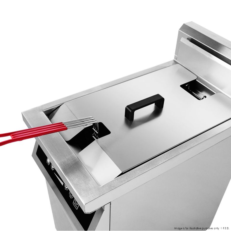 Electmax 700 Series Induction Single Fryer with Splashback - IFS7-30L