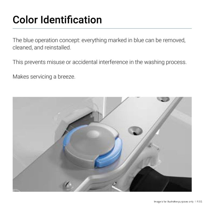 Fagor iNova Heated Recovery Pass-Through Dishwasher - WHC-502TRCBD