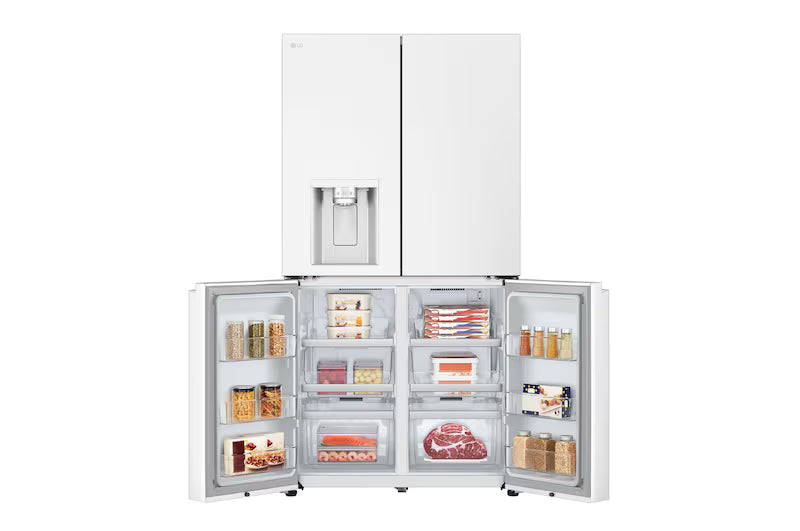 LG GF-L700MWH 637L French Door Fridge (Matte White) GF-L700MWH