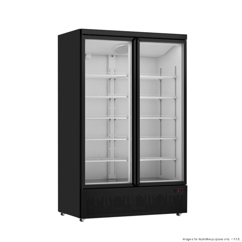 Thermaster Double Door Supermarket Fridge - LG-1000BGBM