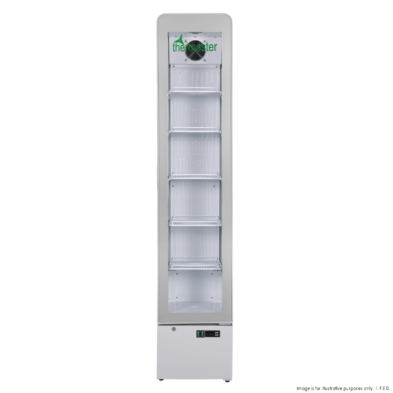 Thermaster SlimFit Upright Glass Door Beverage Fridge - LG166FA