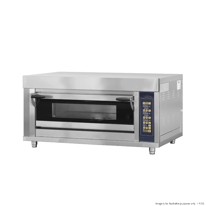 Bakermax Electric Deck Bakery Oven with steam - ME2ST-1