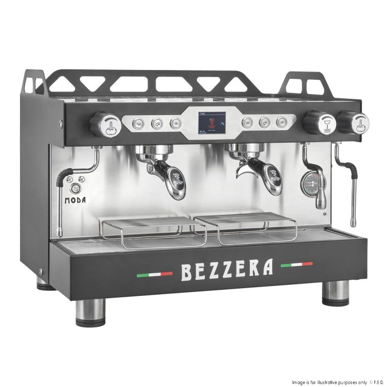 Bezzera 2 Group Moda DE PID Espresso Machine - BZMODAPID2B