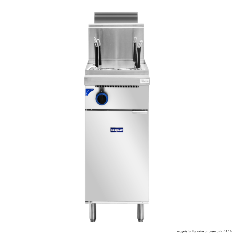 Gasmax V Pan Natural Gas 6 Baskets Pasta and Noodle Cooker PC150-6