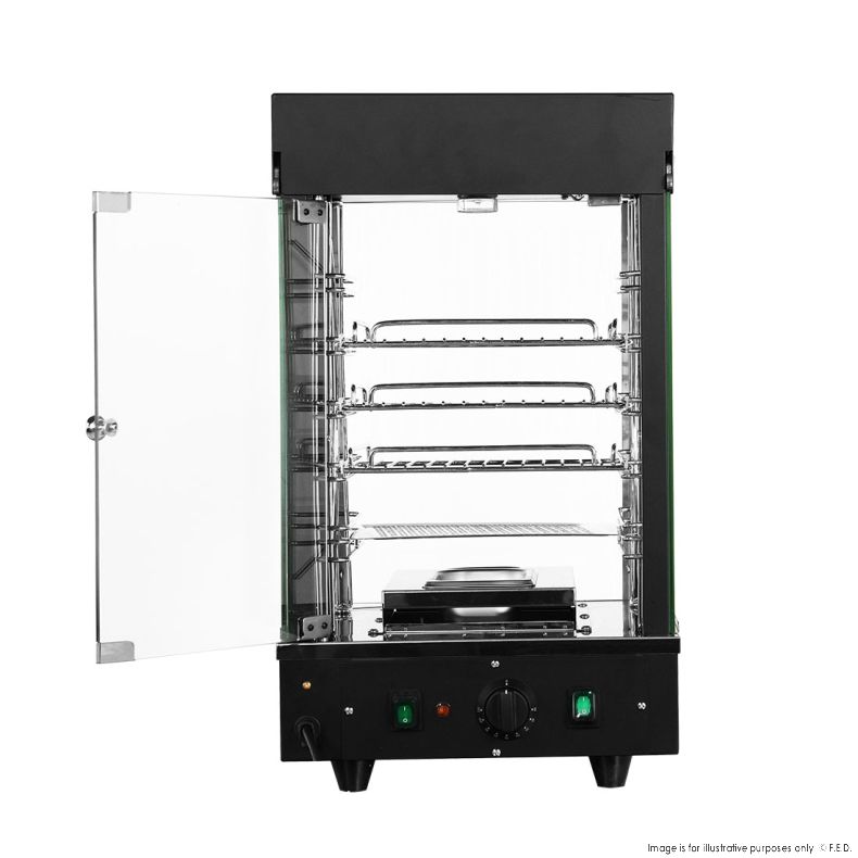 Benchstar All Stainless Steel Pie Warmer and Hot Food Display 40 Pies - PW-RT/380/TGE