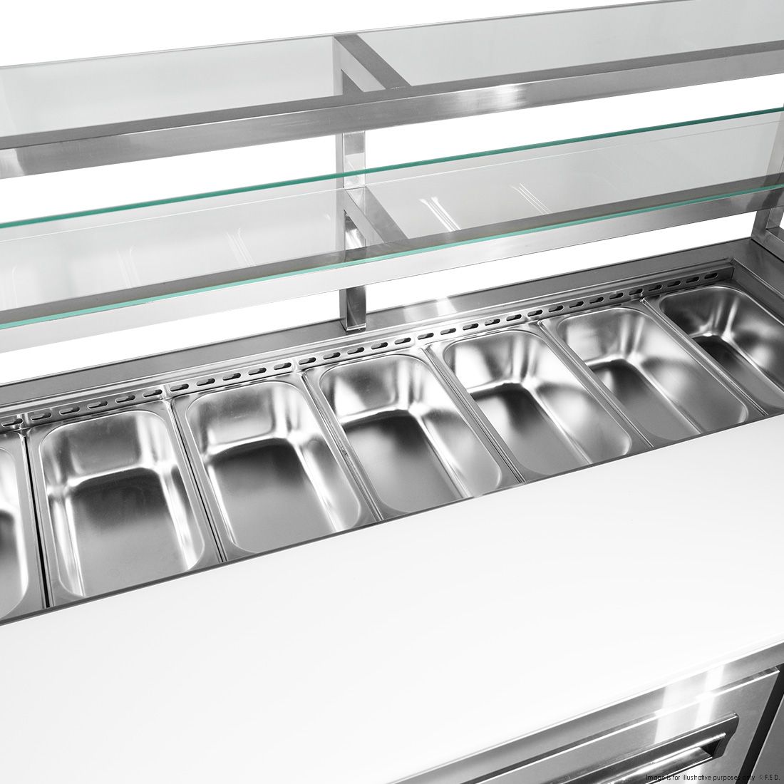Thermaster three door DELUXE Sandwich Bar - SCB/21