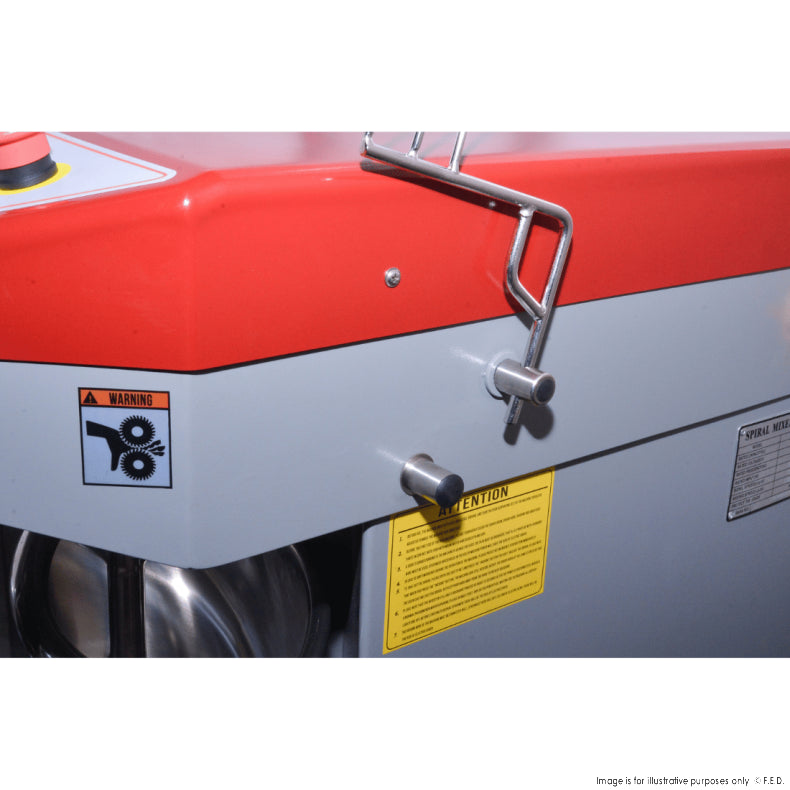 Tyrone Fixed Head Heavy Duty 66L Spiral Mixer - SCP66